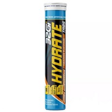 32Gi B群電解發泡錠 橘子口味 (1盒) - 運動後快速補充能量 維持電解質平衡 促進新陳代謝, 80g, 8個