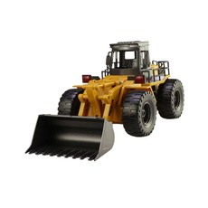 중장비 RC카 휠로더 불도저 4륜구동 무선조종 장난감 전동 무선 조종 트럭, 기본 배터리 1개, B 버전