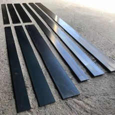 스프링강판 65mn 담금질 스틸 벨트 나이프, 1개, 두께 2.5mmx길이 50mmx높이