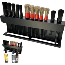 자동차 디테일링 브러시 키트 및 홀더 2 in 1 스프레이 병 디테일 스탠드 차고 뷰티 샵을 위한 내구성 있는 튼튼한 랙, Brush with Holder