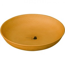 마사카즈 채팅 두 카페 스퀘어 원 플레이트 브라운 사이즈: 약. W6.7 x D8.4 H1.2 inches (17 21.4 3 cm) 27087, サイズ：約φ22.5 H4, Round Plate Large