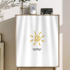 패브릭 가리개 슬라이드 커튼 햇살 붙이는 가림 책장