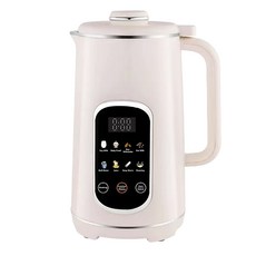 多功能豆漿機 10葉刀頭 靜音破壁 適合1-4人份, 1.2L朝露白豆漿機