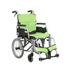 海夫 杏華機械式輪椅 (未滅菌) 日式掀手拆腳鋁輪椅 16吋後輪16吋坐寬, 1個