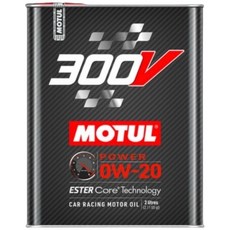 MOTUL 魔特 300V POWER RACIN 0W20 機油 2公升裝, 1個, 汽油