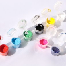 실리콘 조색제 8색 실리콘 전용 조색제, #8종세트