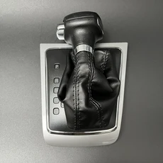 정시출고 품질보증 스코다 옥타비아 2007-2013 RS용 자동 기어 시프트 노브 먼지 커버 포함 마호가니 실, 01 Model A