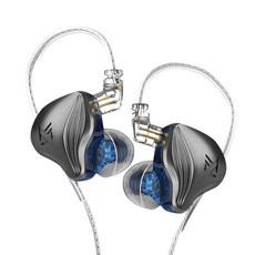 Kz KZ ZEX 1정전형+2다이나믹 하이브리드 이어폰, 그라파이트, Kz -ZEX