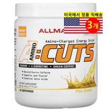 올맥스 A 컷 아미노-차지드 에너지 드링크, 3개, 210g