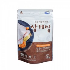 [펫파라다이스] 벨버드 강아지 정성 가득 한 그릇 북어탕/삼계탕/오리탕 150g, 삼계탕, 1개