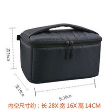 極米投影儀收納包 加厚防撞大容量通用型投影機包 可開發票, 1個, L90黑色（配2片隔層）