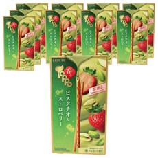 일본롯데 향기 나는 토포 피스타치오 & 스트로베리 맛 2개입, 72g, 10개