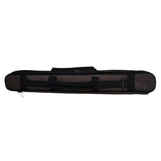 YSSHOP 풀 큐 케이스 보호대 방진 소프트 내마모성 방수 당구용품 세련된 선물 1/2 클럽 가방 2개 큐 용량, 옥스포드 천, 커피