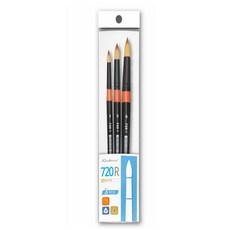 루벤스 720R 수채화붓 3본조세트(8 12 16호)