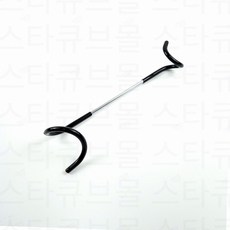 논슬립 랜턴걸이 돼지꼬리 다용도 조명거치대 양방향 캠핑걸이 후크, 블랙