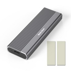 베이직기어 NVMe 10Gbps M.2 SSD 외장하드 케이스 SN101 + 써멀 패드, 1개