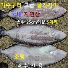 (쌍다리상회) 미주구리 대중 가자미 25cm이상 5마리 생물급냉, 1개, 식댱 조림용 대 25cm이상 5마리