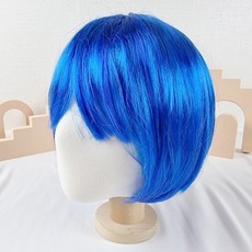 아기자기 아이들 고급 단발 염색 가발 공연가발 촬영 소품 어린이집 학예회 축제 장기자랑 파티, (3)단발염색가발-레드