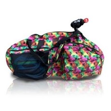 XPUSH兒童平衡車裝車包12寸通用滑步車背包裝車袋puky兒童平衡車收納袋腳踏車手提包, 五彩款 平衡車手提包, 1個