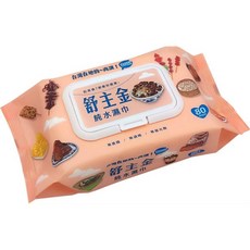 舒主金 純水濕巾 (有蓋子) 80抽 台灣製造, 1個