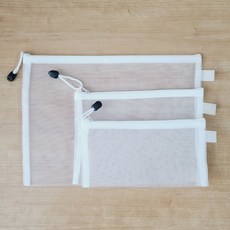 메쉬 파우치 어린이집 정리 망사 필통 파일 MM50150 hol+593Dz