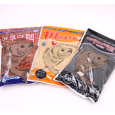 경원떡밥 환상조합 아쿠아텍2 + 아쿠아텍3 + 찐버거 집어제 어분 낚시미끼, 1세트, 1220g