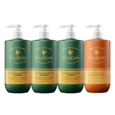 쎄씨쎌라 바디필링 500ml 3개+블랙베리 바디샤워젤 500ml, 4개