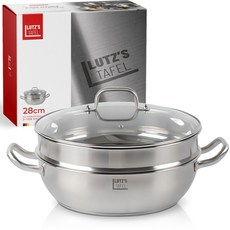 루츠스타펠 올스텐 IH 찜기 인덕션 2단 찜솥, 1개, 28cm