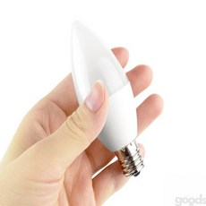 장수 촛대구E17(5W) 전기세절감, 전구색(오렌지색)