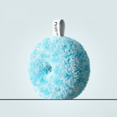 욕실 세면대 물때 제거 청소 스펀지 섬유 클리너 싱크대 수도꼭지 다용도 청소솔, 1개, 푸른 색