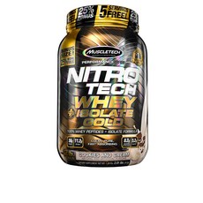 Muscletech Health Nitro Tech乳清蛋白Plus 黃金餅乾與奶油, 913g, 1個