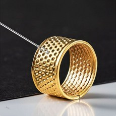 링 골무 반지형 스텐 바느질 바늘 찔림 손보호, 상품선택, 1개