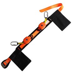 下殺價 速差式伸縮安全繩 空調安裝戶外大護保險帶, 龍頭款O型環（1.8米雙速差器） 小, 1個