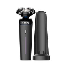 聲寶 SAMPO 4D水洗三刀頭電動刮鬍刀 EA-Z1904WL, 黑色
