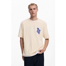 Desigual 데시구알 남성용 페이즐리 티셔츠 217037