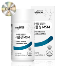 지쿱 제너럴 밸런스 식물성 MSM, 120정, 3개