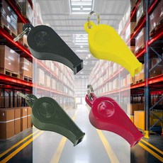 칼라호각 호루라기 1개 호루라기목걸이 비상용 문방구 체육수업 안전용 운동용호루라기