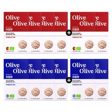 올리브 올라이브 유기농 엑스트라버진 올리브유(6박스+6박스), 12개, 112g