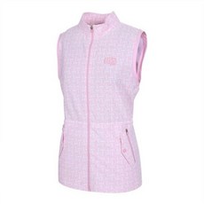 마코 (여성)엠보 M패턴 집업 베스트_MLW2TV60 3045847