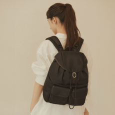 듀엘백 기저귀가방 국민 방수 가벼운 캔버스 보냉 백팩 아기 대용량 다기능, 블랙