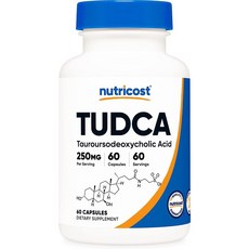 뉴트리코스트 투드카 TUDCA250mg 60캡슐, 1개, 60정
