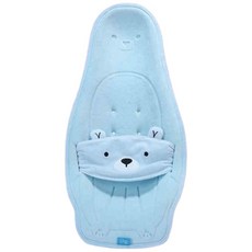 餵奶神器抱娃哺乳枕：解放雙手、防吐奶、新生兒適用橫抱式哺乳枕, 0-12個月卡熊+護肚+加宽+冰丝凉席, 藍色