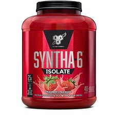 Bsn 畢斯恩 SYNTHA-6分離乳清蛋白粉, 草莓奶昔, 1罐, 1.82kg