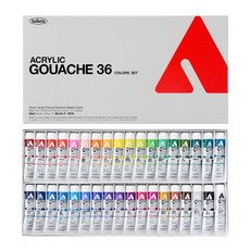 홀베인 아크릴 과슈 물감 36색 세트 20ml tube D418, 상세페이지 참조, 상세페이지 참조