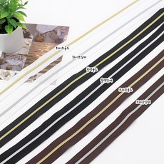 국산 3호 코일지퍼 골드 실버코일지퍼, 블랙골드, 1개