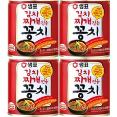샘표 김치찌개용 꽁치, 4개, 280g