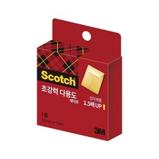 3M 스카치 테이프 리필 SH1215R 12MMX15M 초강력 스카치테이프리필 투명테이프, 본상품선택, 단품