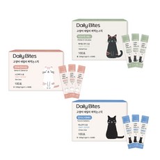데일리 바이츠 고양이 데일리 짜먹는 스틱 100p 기호성좋은 입짧냥들의 대용량간식 최근제조상품, 1개, 1.2kg, 참치&크랜베리