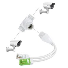 야외CCTV 연결 아답터 방수 실외용 감시카메라 연결캡커버