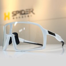 스파이더몬스터 자전거고글 편광 변색 남녀공용 라이딩 고글 타이탄, TITAN, 1개